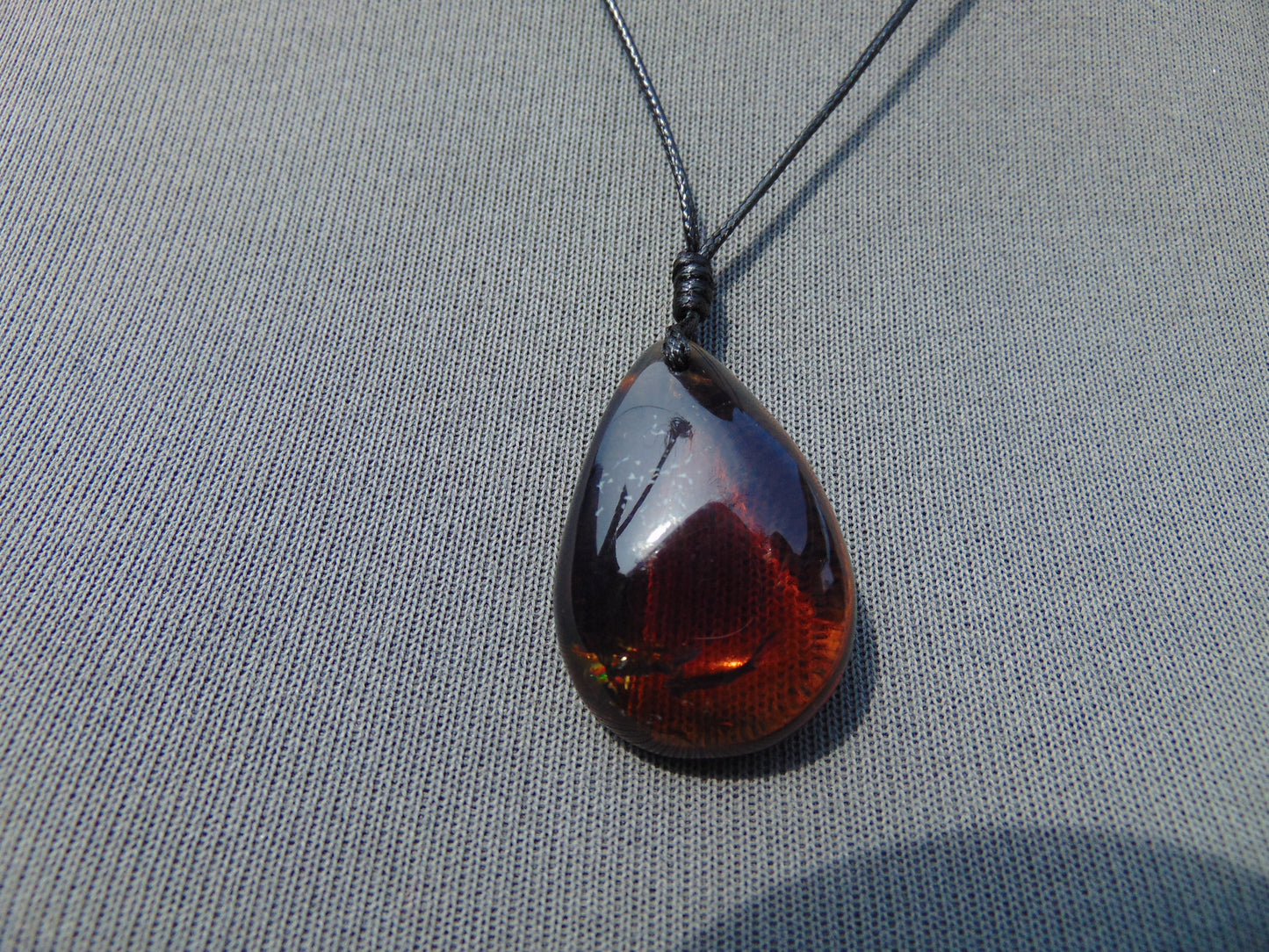 5 gram Pendant Indonesian Blue Amber for Healing 26A119
