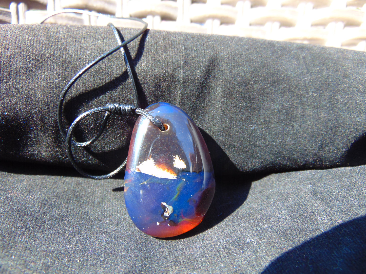 10 gram Pendant Indonesian Blue Amber for Healing 26N81