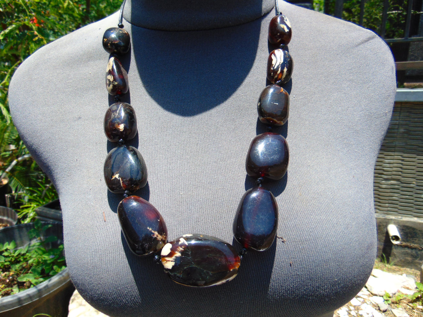 100 gram Small Beads Combination Necklace Indonesian Amber for Healing NE43