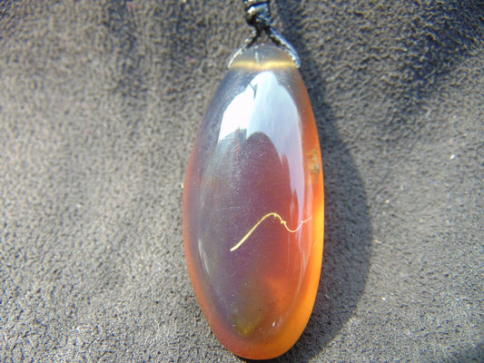 7 gram Pendant Indonesian inclusion Blue Amber for Healing 26A118