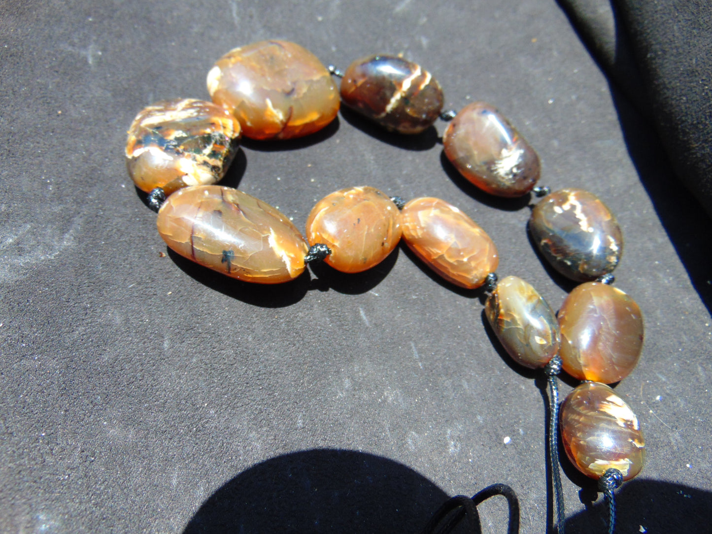 115 gram Small Beads Combination Necklace Indonesian Amber for Healing NE44