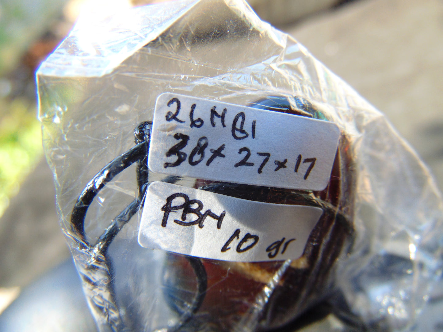 10 gram Pendant Indonesian Blue Amber for Healing 26N81