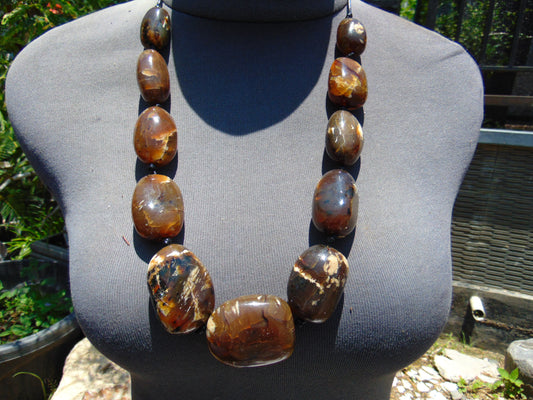 115 gram Small Beads Combination Necklace Indonesian Amber for Healing NE44