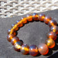 18 Gram 18 Small Beads Bracelet Indonesian Yellow Bluish Amber for Healing SB43