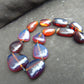 129 gr 13 beads Big Necklace Indonesian blue Amber for Healing FRN19