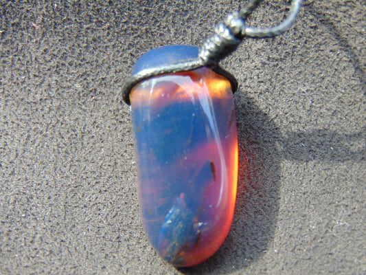 5 gram Pendant Indonesian Blue Amber for Healing 26A153