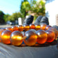 18 Gram 18 Small Beads Bracelet Indonesian Yellow Bluish Amber for Healing SB43