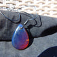 9 gram Teardrop Pendant Indonesian Blue Amber for Healing PBY640