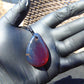 9 gram Teardrop Pendant Indonesian Blue Amber for Healing PBY640