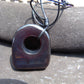 33 gram Ring Pendant Indonesian red blue Amber for Healing 25y154