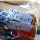 9 gram Teardrop Pendant Indonesian Blue Amber for Healing PBY640