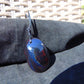 9 gram Pendant Indonesian Black Blue Amber for Healing 26A252