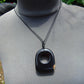 33 gram Ring Pendant Indonesian red blue Amber for Healing 25y154