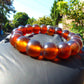 18 Gram 18 Small Beads Bracelet Indonesian Red Bluish Amber for Healing SB38
