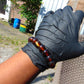 18 Gram 18 Small Beads Bracelet Indonesian Red Bluish Amber for Healing SB38