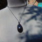 9 gram Pendant Indonesian Black Blue Amber for Healing 26A252