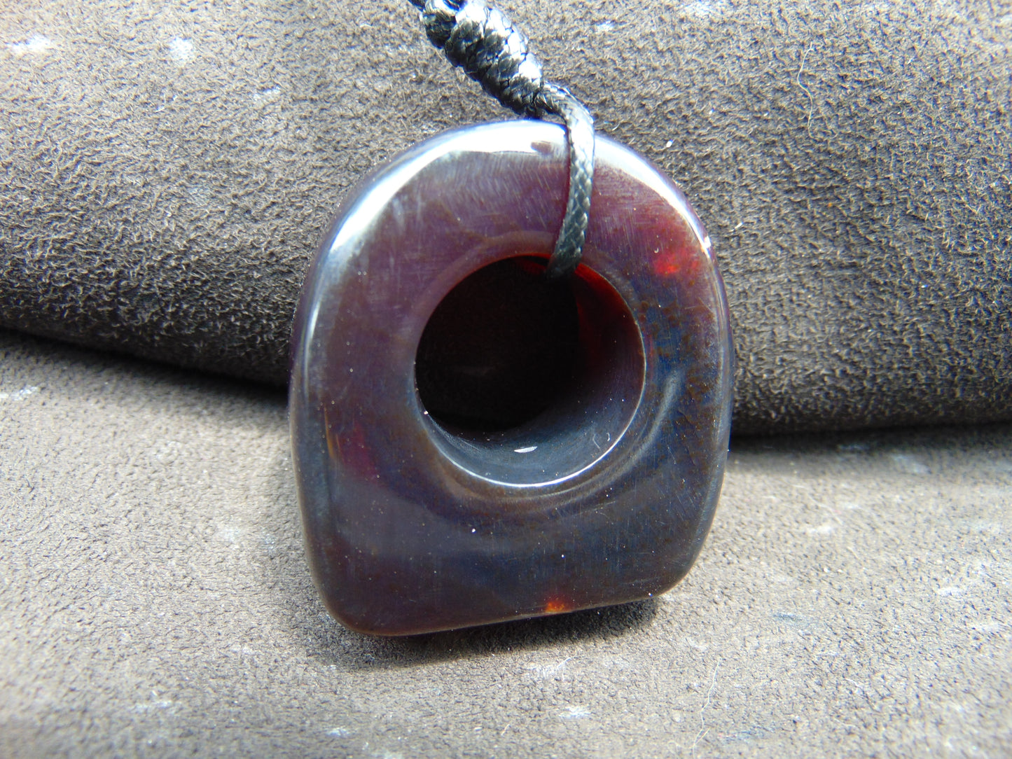21 gram Ring Pendant Indonesian blue Amber for Healing 25y138