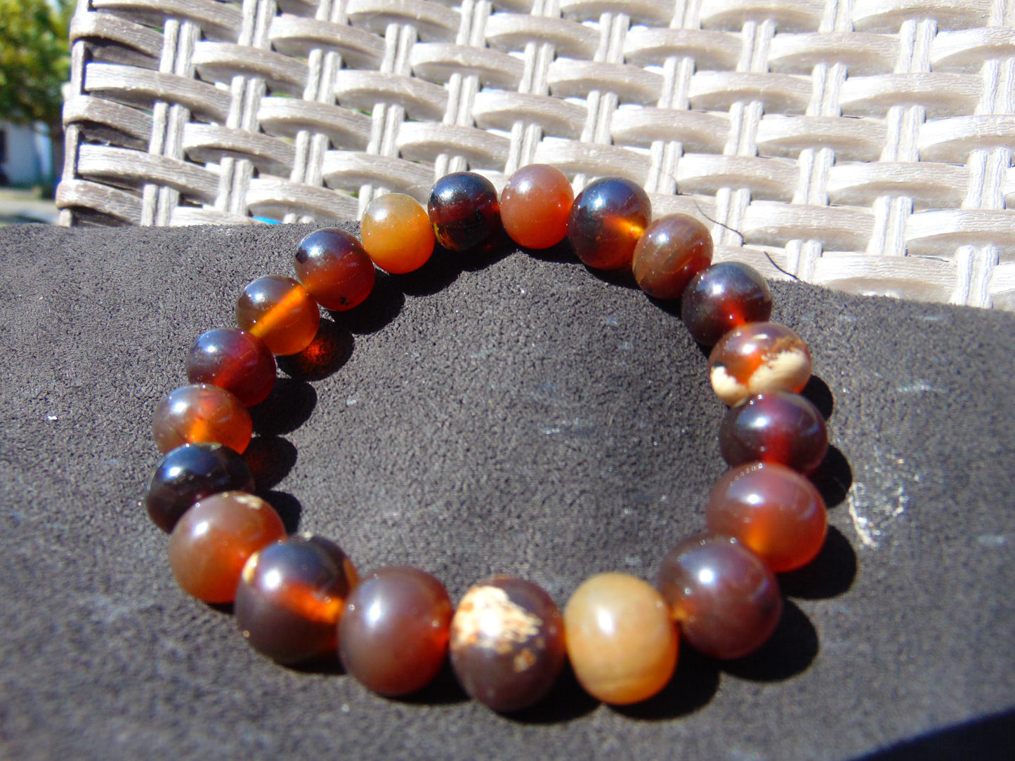 18 Gram 18 Small Beads Bracelet Indonesian Amber for Healing SB23