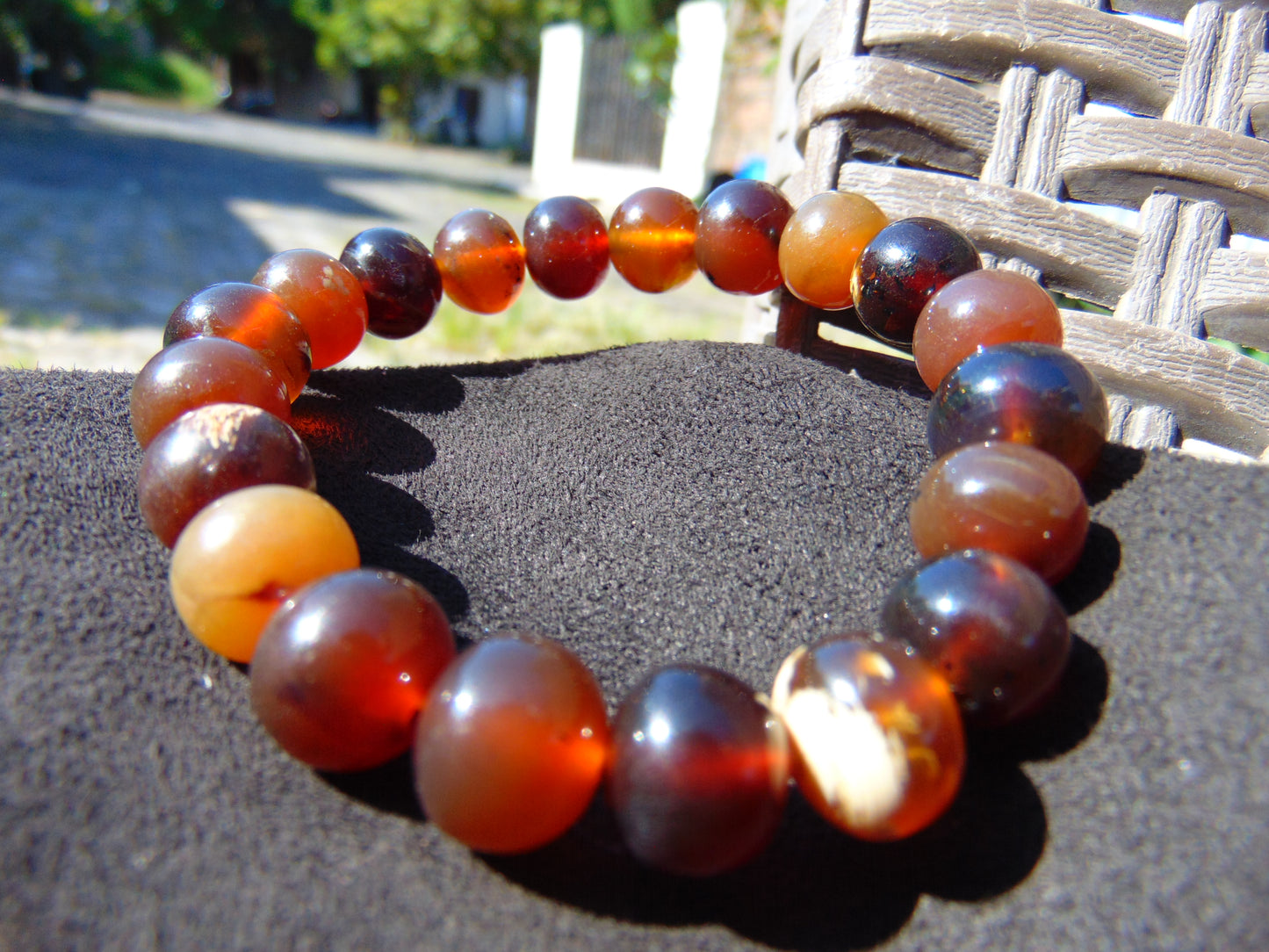 18 Gram 18 Small Beads Bracelet Indonesian Amber for Healing SB23