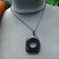 19 gr Donut Pendant Indonesian Blue Amber for Healing 25Y138