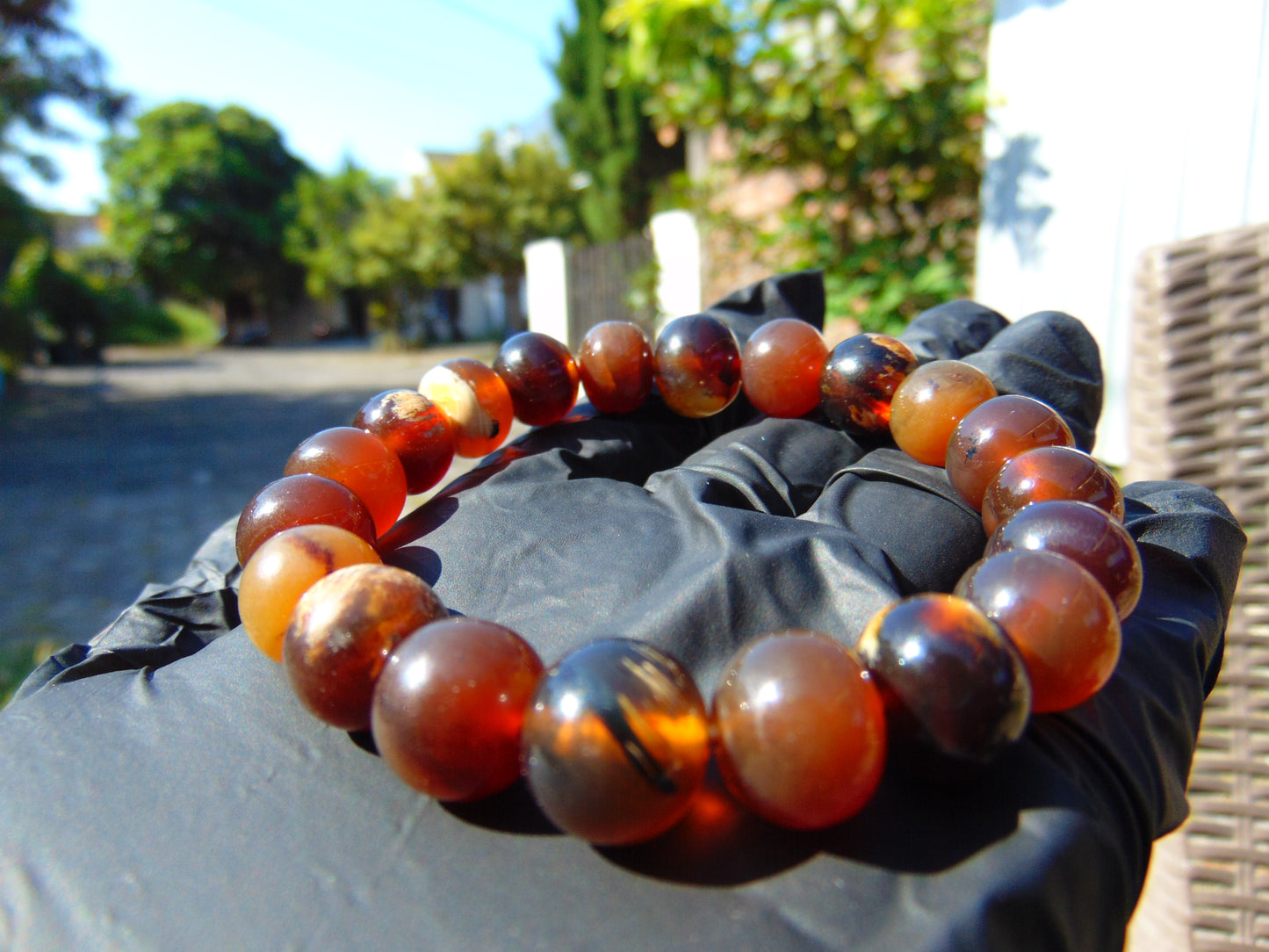 18 Gram 18 Small Beads Bracelet Indonesian Amber for Healing SB23