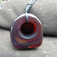 24 gram Ring Pendant Indonesian red blue Amber for Healing 25y153