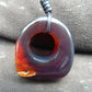 24 gram Ring Pendant Indonesian red blue Amber for Healing 25y153