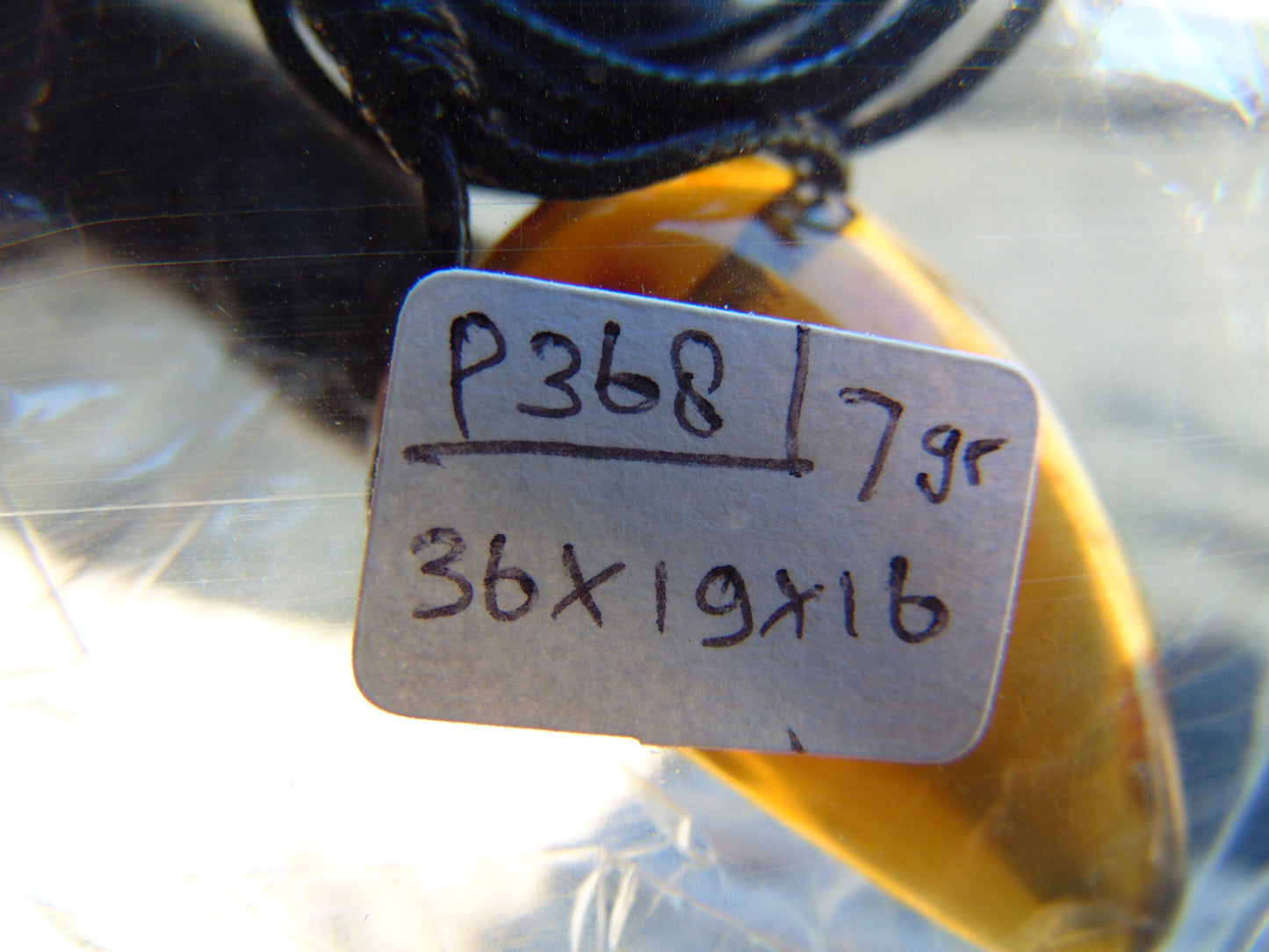 7 gram Pendant Indonesian AAAAA Blue Amber for Healing P368