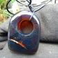 33 gram Ring Pendant Indonesian Blue Amber for Healing 25A214