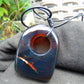 33 gram Ring Pendant Indonesian Blue Amber for Healing 25A214