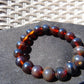 14 Gram 18 Small Beads Bracelet Indonesian Red Bluish Amber for Healing SB53