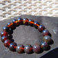 14 Gram 18 Small Beads Bracelet Indonesian Red Bluish Amber for Healing SB53