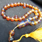 68 gr Tasbih Mesbah Rosary 35 Beads 14 mm Indonesian Yellow Blue Amber for Healing TB14i2