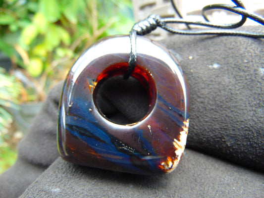 27 gram Ring Pendant Indonesian Blue Amber for Healing 25A215