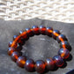 18 Gram 18 Small Beads Bracelet Indonesian Red Bluish Amber for Healing SB40