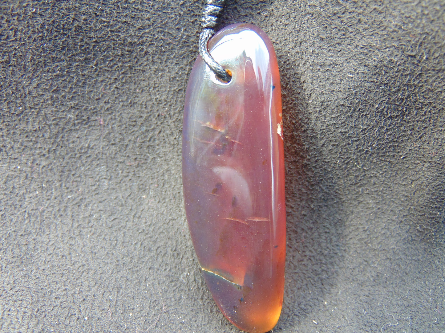 7 gram Pendant Indonesian Red Amber for Healing 26A165