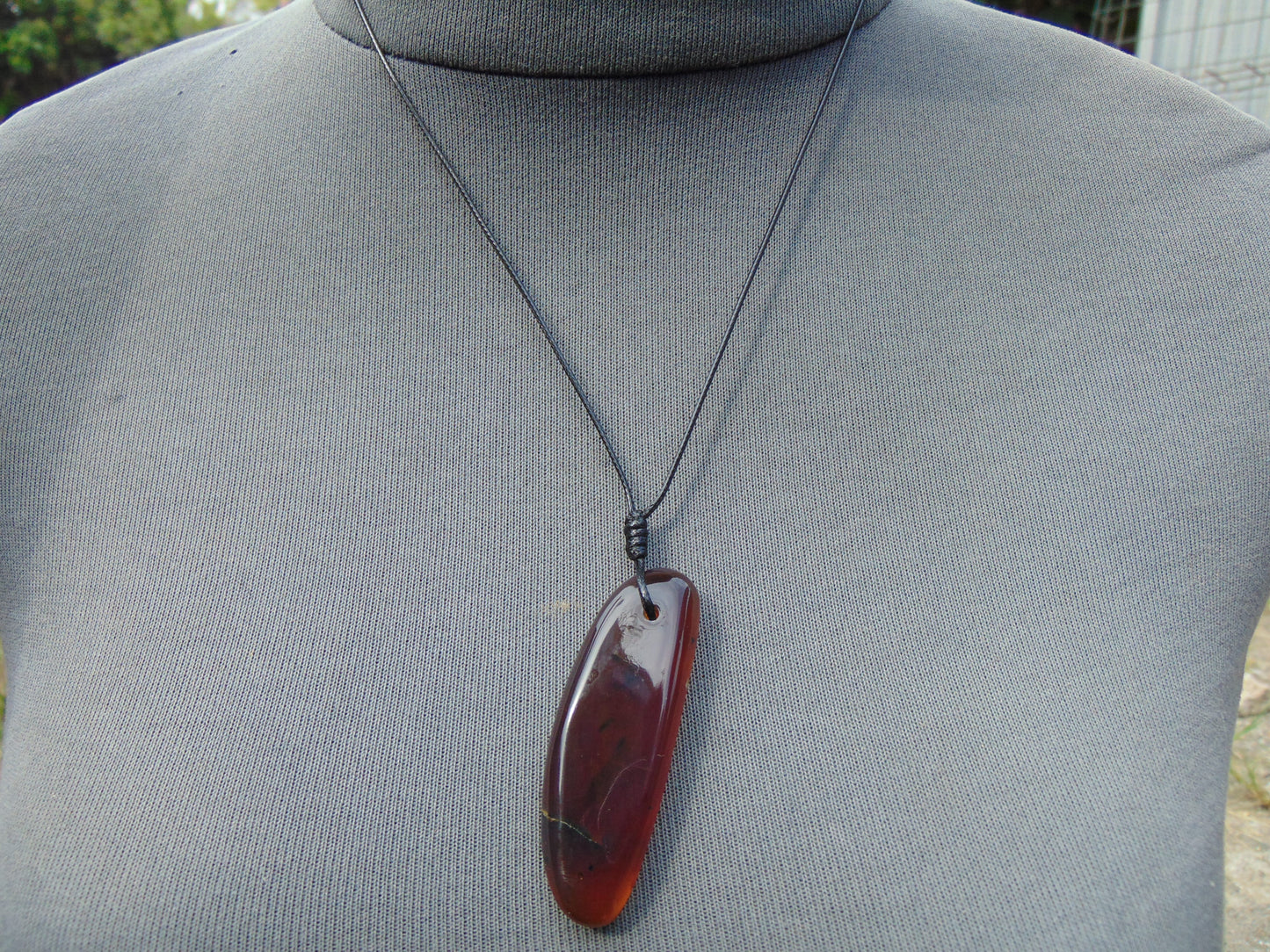 7 gram Pendant Indonesian Red Amber for Healing 26A165