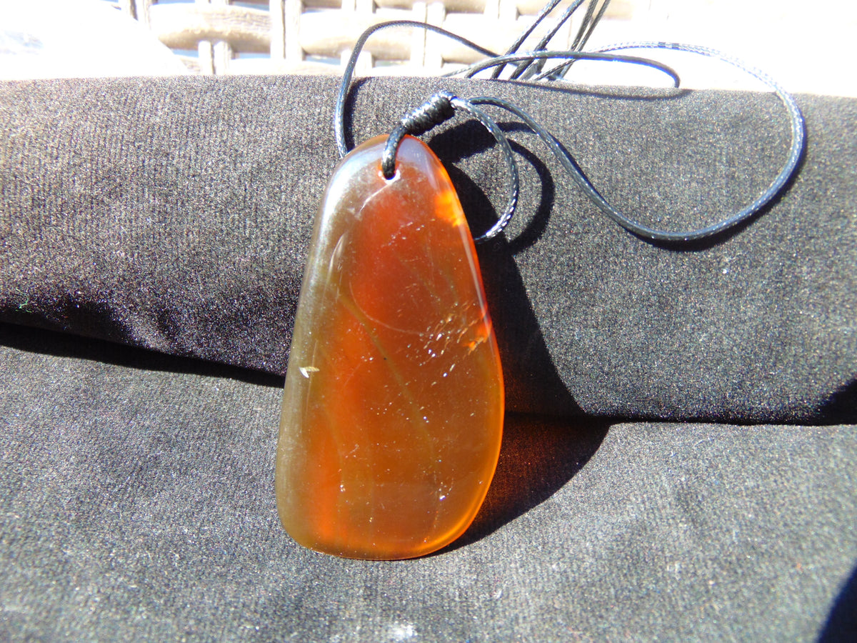 7 gram Pendant Indonesian Blue Amber for Healing 26A349