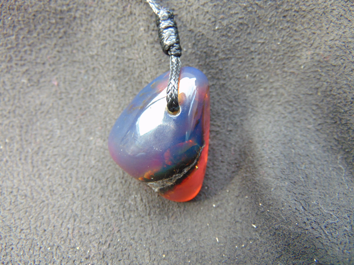 5 gram Pendant Indonesian Blue Amber for Healing 26A183