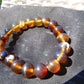 15 Gram 18 Small Beads Bracelet Indonesian Yellow Bluish Amber for Healing SB31