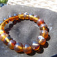 15 Gram 18 Small Beads Bracelet Indonesian Yellow Bluish Amber for Healing SB31
