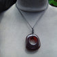 27 gram Ring Pendant Indonesian Red Blue Amber for Healing 25A217
