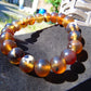 15 Gram 18 Small Beads Bracelet Indonesian Yellow Bluish Amber for Healing SB31