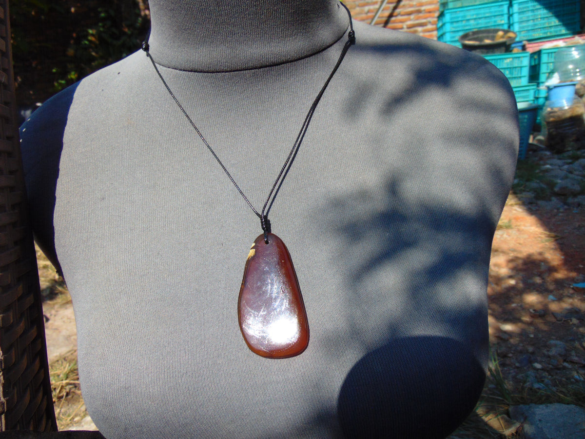 7 gram Pendant Indonesian Blue Amber for Healing 26A349
