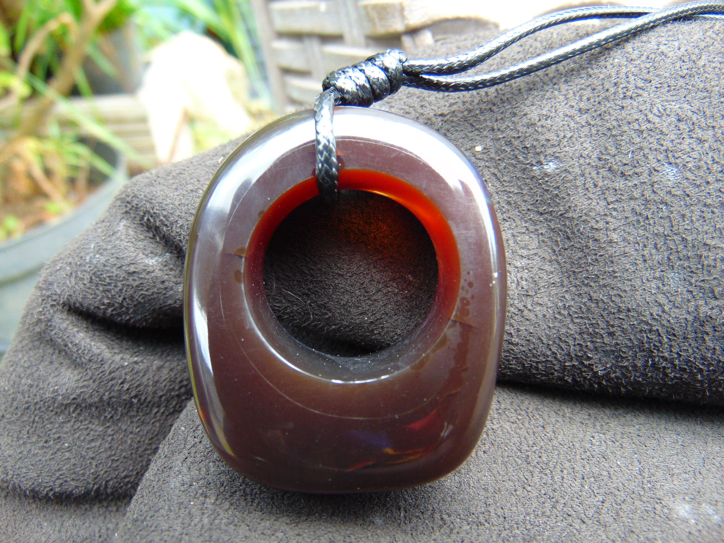 21 gram Ring Pendant Indonesian RED Amber for Healing 25N175