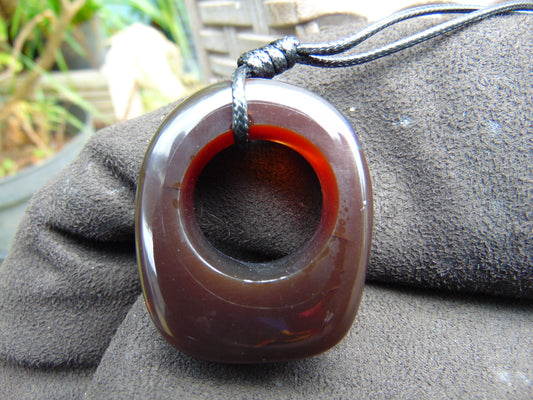 21 gram Ring Pendant Indonesian RED Amber for Healing 25N175