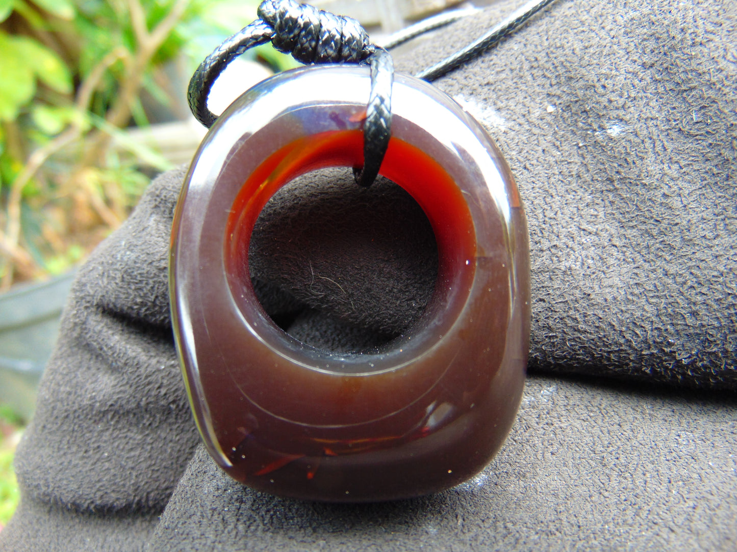 21 gram Ring Pendant Indonesian RED Amber for Healing 25N175