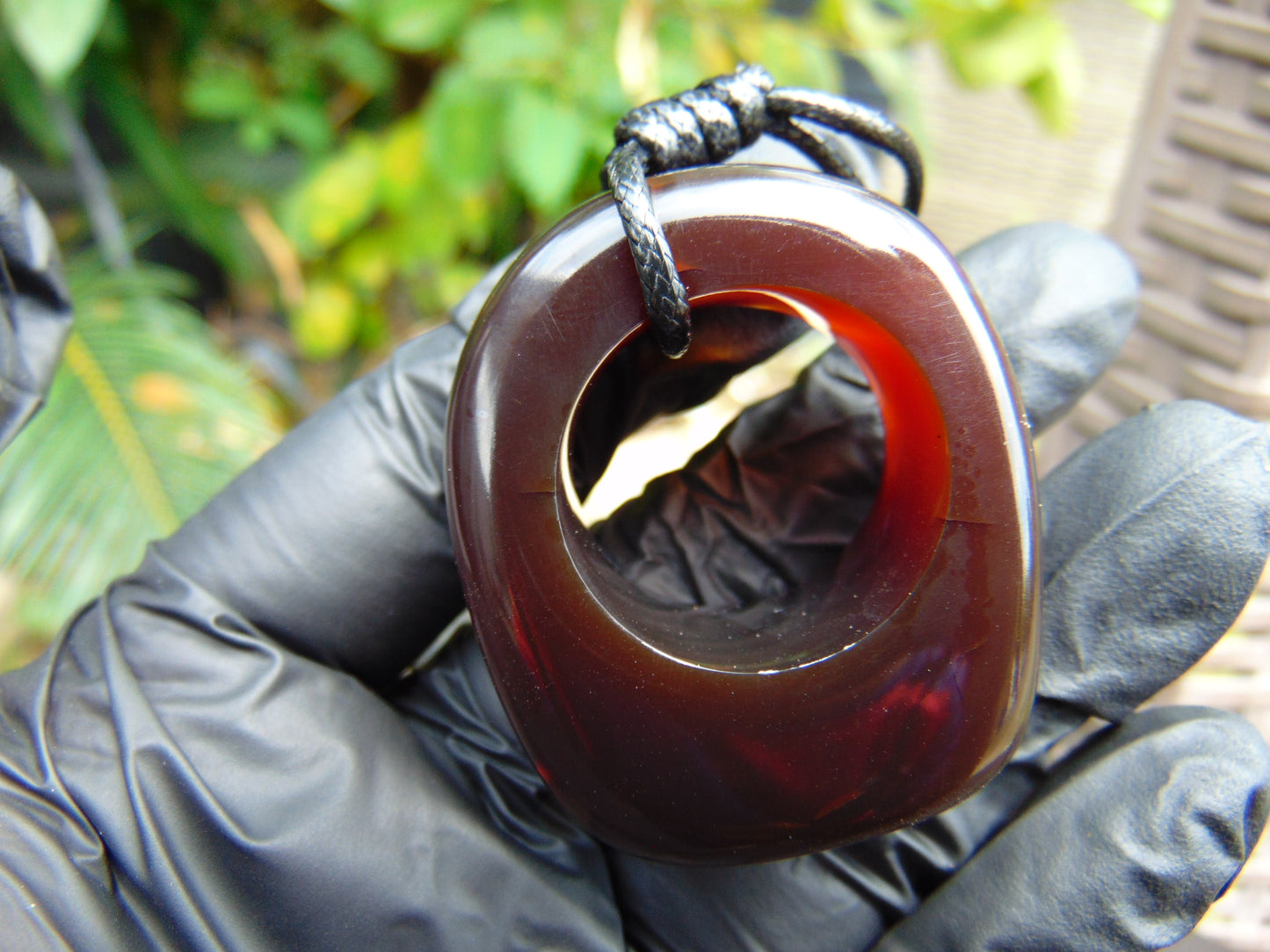 21 gram Ring Pendant Indonesian RED Amber for Healing 25N175