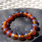 18 Gram 18 Small Beads Bracelet Indonesian Red Bluish Amber for Healing SB35