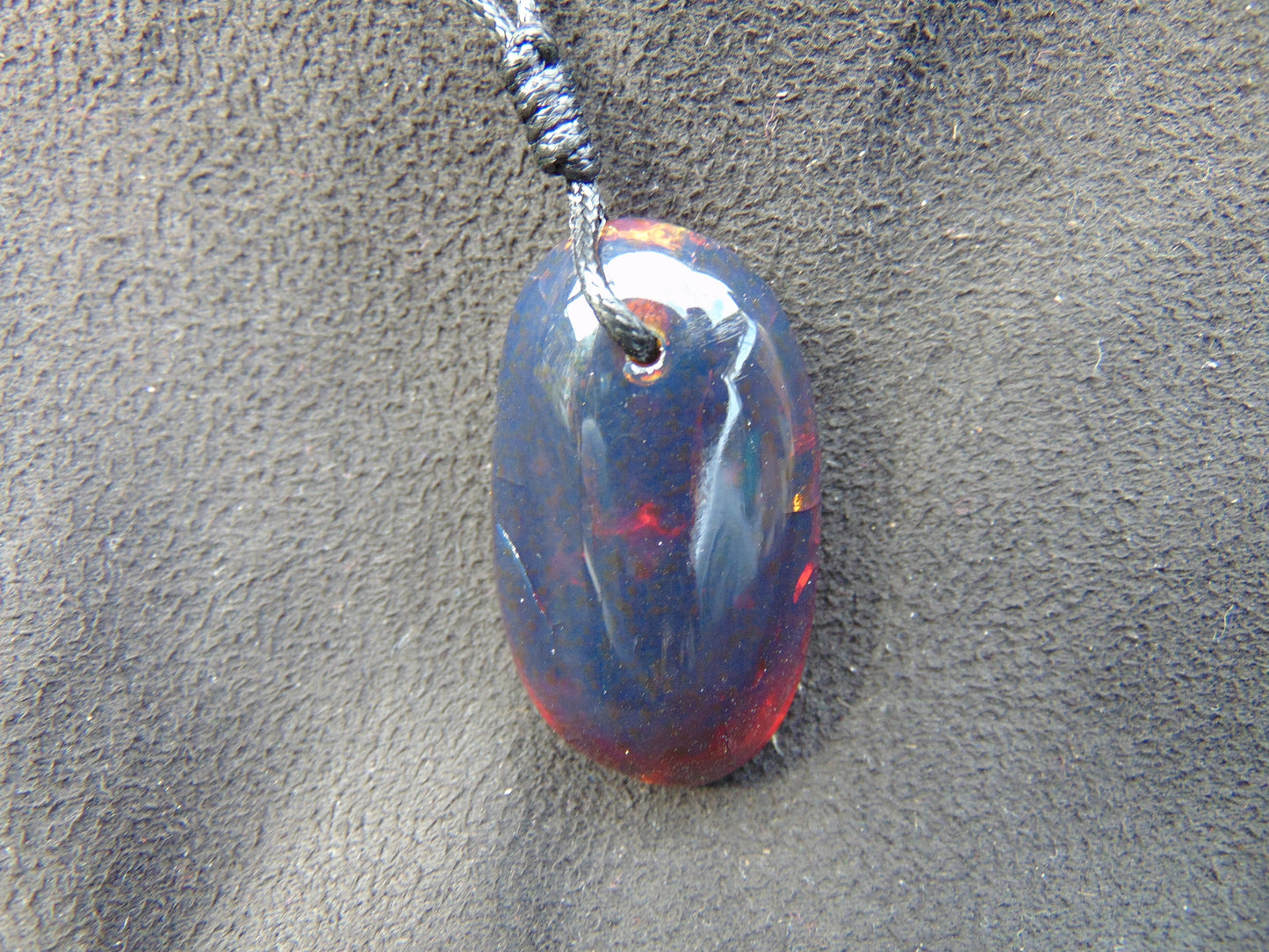 6 gram Pendant Indonesian Blue Amber for Healing 26A168